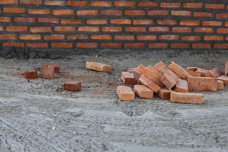 Brick for wall.