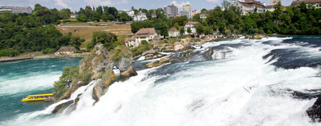 Rhine Falls near Schaffhausen, Switzerlandの写真素材