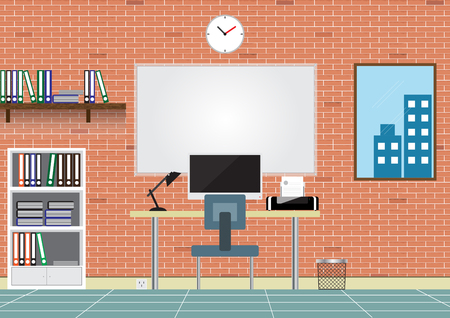 Ofiice room designのイラスト素材