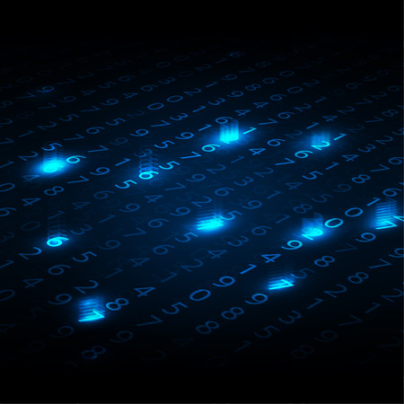 Abstract digital background conceptのイラスト素材