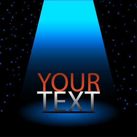 spotlight background vector illustrationのイラスト素材