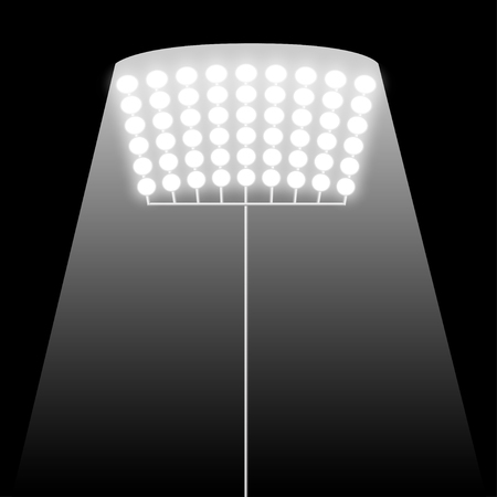 Spotlights vector illustrationのイラスト素材