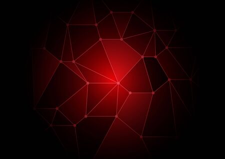 Abstract red polygon backgroundのイラスト素材