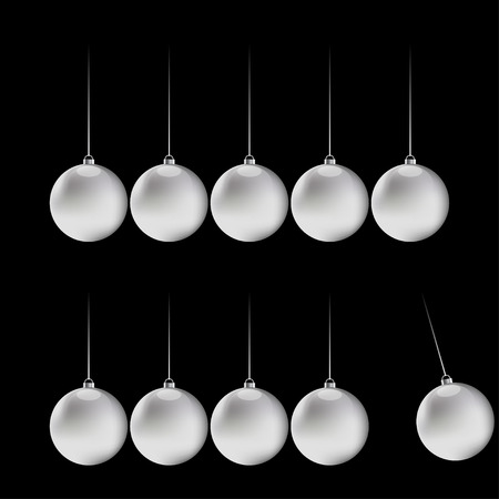 Pendulum in action vector objectのイラスト素材