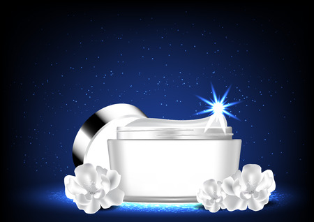 Beauty product image illustrationのイラスト素材