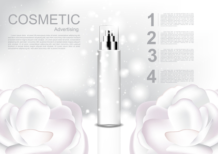 Beauty product image illustrationのイラスト素材