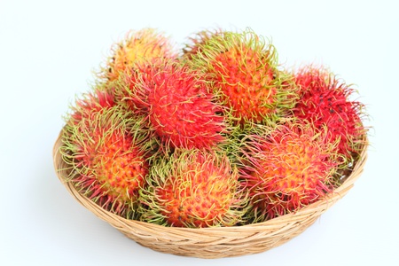 Tropical fruit, rambutan の写真素材