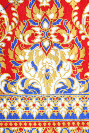 Texture of thai style clothの写真素材