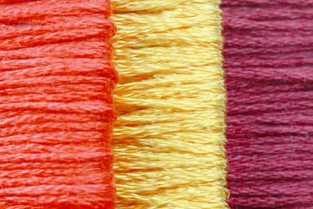 thread in closeup shot 
