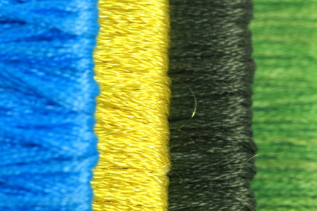colorful threadの写真素材