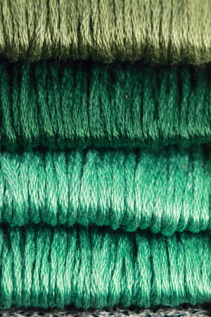 colorful thread の写真素材