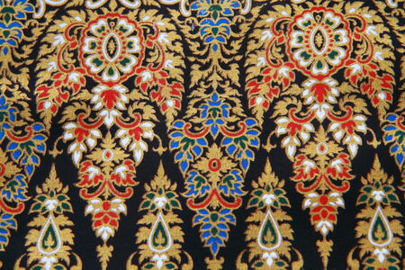 Pattern on cloth texture , general traditional Thailand style native  