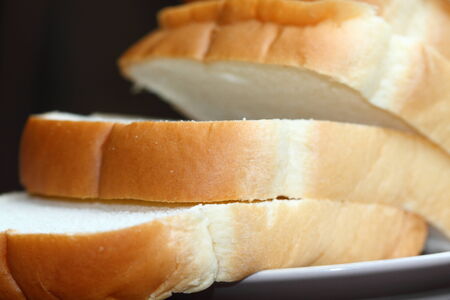 fresh white loaf of bread