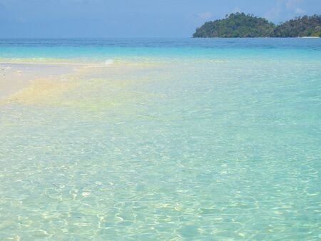 Beautiful sea at tropical island, Koh Lipe, Andaman Sea, Thailandの写真素材