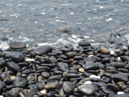 Pebbles beach, Koh Hin Ngam, Andaman Sea, Thailandの写真素材