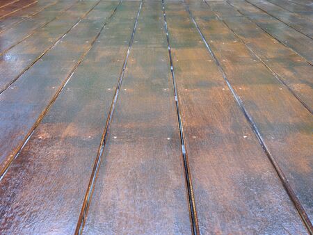 wooden structure floorの写真素材