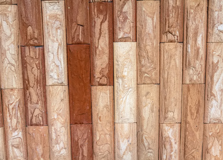 close up texture of old stone wall use for backgroundの写真素材