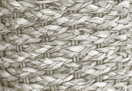 Zigzag interlocking of Egyptian payrus leaves use for background processed in black style