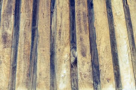 Close up old dirty wooden wall use for backgroundの写真素材