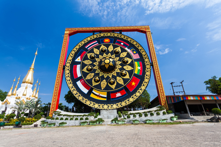 THAILAND - January 10 : Big Bell Temple at Wat Tham Khuha Sawan the temple in Ubon Ratchathani Province,Thailand on January  10, 2016のeditorial素材