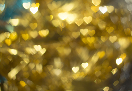 Heart bokeh background blur. Valentineの写真素材
