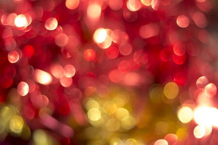 blurred defocused multi color lights bokeh abstract backgroundの写真素材