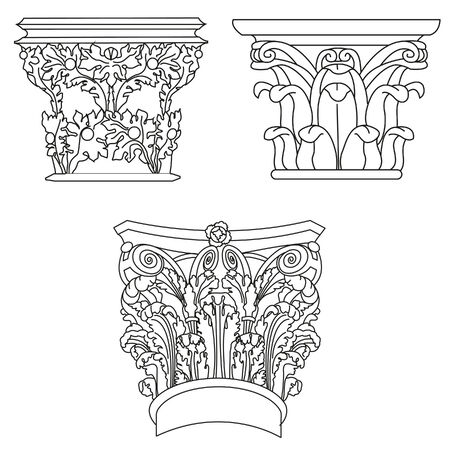 architectune colum romanのイラスト素材