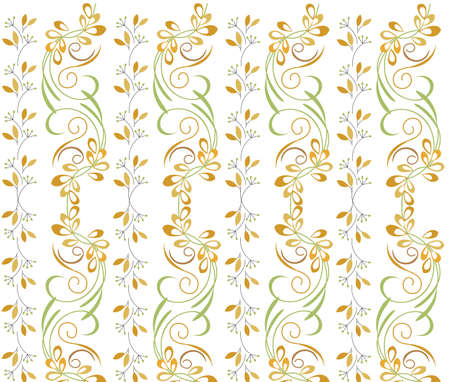 retro floral pattern vintage beautiful styleのイラスト素材