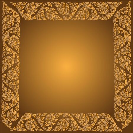 decoration laithai thai art patternのイラスト素材