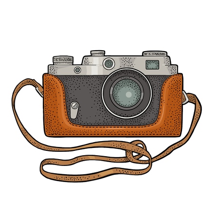 Photo camera icon set. Vector illustrationのイラスト素材