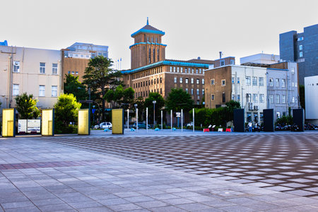 Built in 1928, the architect was influenced by the Art Deco architectural style that was popular in Europe in the early 20th century.の写真素材