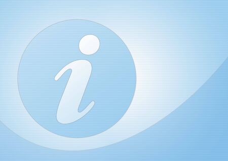 information symbol on blue backgroundの写真素材