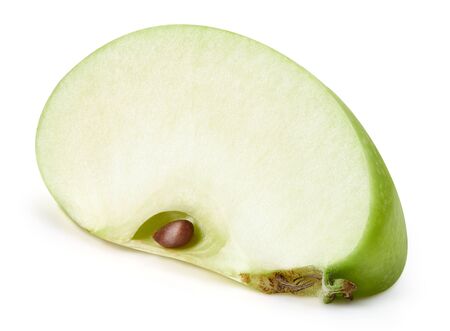 Apples isolated on whiteの写真素材