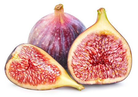 Fig isolated on whiteの写真素材