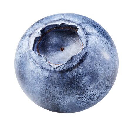 Blueberry isolated on whiteの写真素材