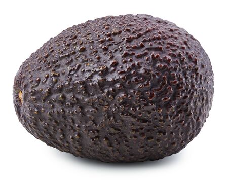 Avocado isolated on whiteの写真素材