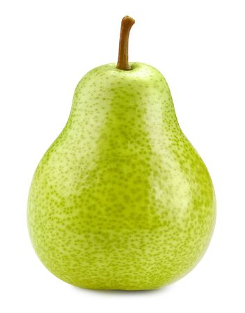 Pears isolated on whiteの写真素材