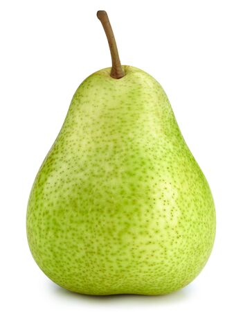 Pears isolated on whiteの写真素材