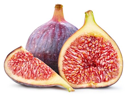 Fig isolated on whiteの写真素材