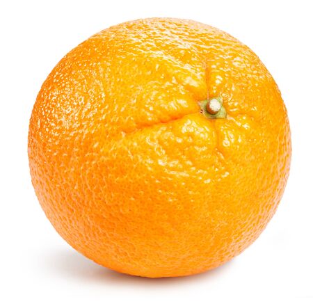 Orange fruits isolated on white background. Orange Clipping Pathの写真素材