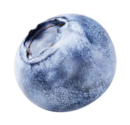 Blueberry isolated on whiteの写真素材