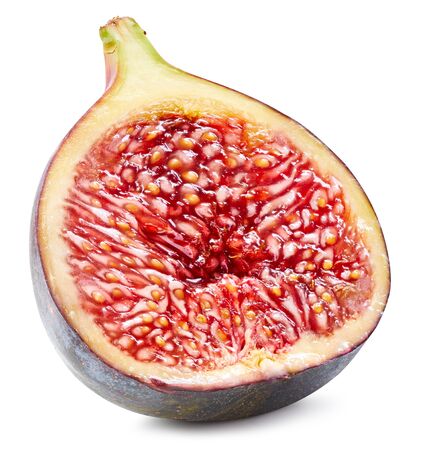 Fig isolated on whiteの写真素材