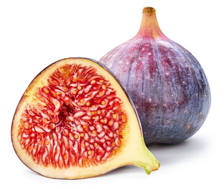 Fig isolated on whiteの写真素材