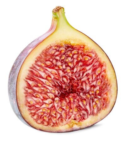 Fig isolated on whiteの写真素材