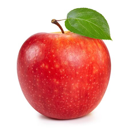 Apples isolated on whiteの写真素材