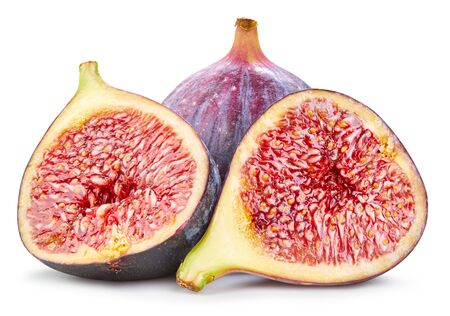Fig isolated on whiteの写真素材