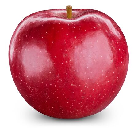 Apples isolated on whiteの写真素材
