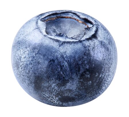 Blueberry isolated on whiteの写真素材