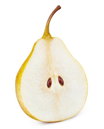 Pears isolated on whiteの写真素材