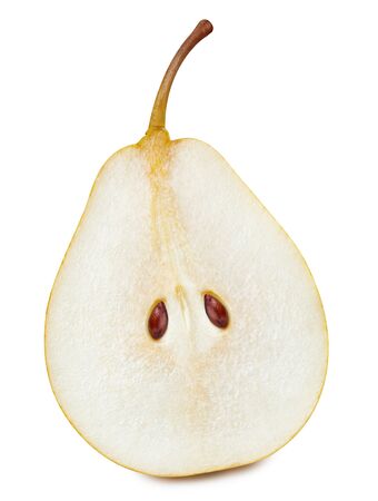 Pears isolated Clipping Pathの写真素材